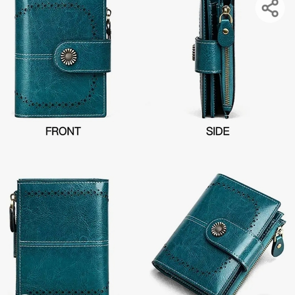 NIB Seammer Bifold Leather Wallet - Picture 9 of 9